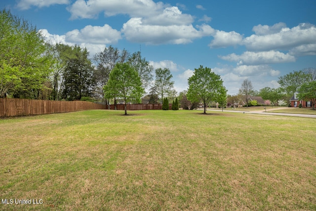 view of yard