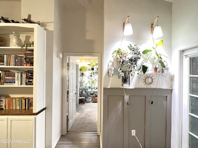 9929 Kahana St, Diamondhead, MS 39525 - corridor with wood finished floors