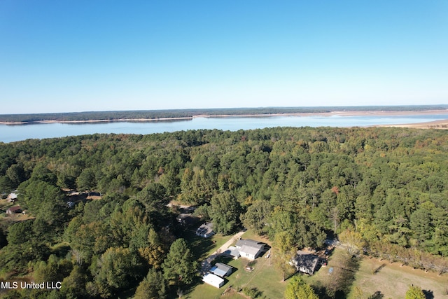 2174 County Road 53, Water Valley, MS 38965 - drone / aerial view with a water view