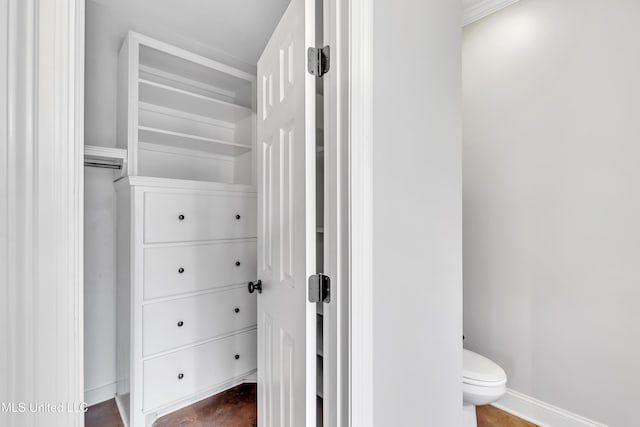 view of closet