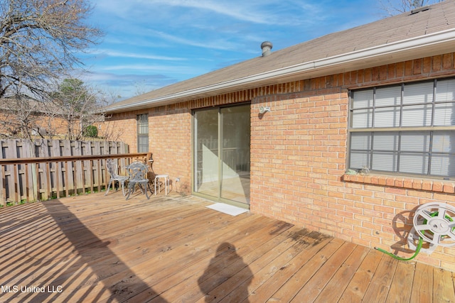 view of deck