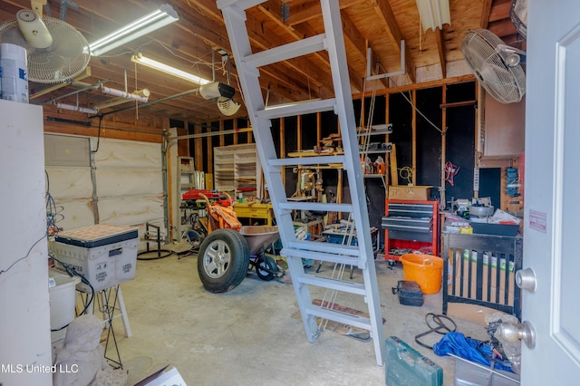 7199 Terrace Stone Dr, Olive Branch, MS 38654 - garage featuring a garage door opener