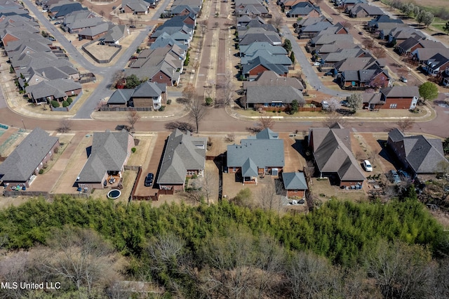 7199 Terrace Stone Dr, Olive Branch, MS 38654 - drone / aerial view featuring a residential view