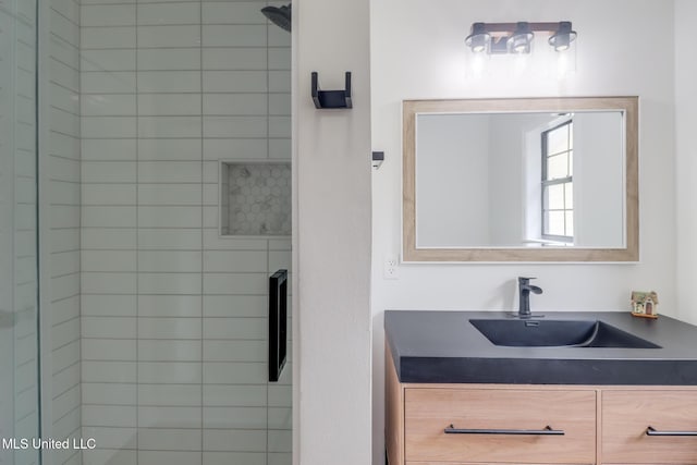 1018 27th St, Gulfport, MS 39501 - full bathroom featuring a stall shower and vanity