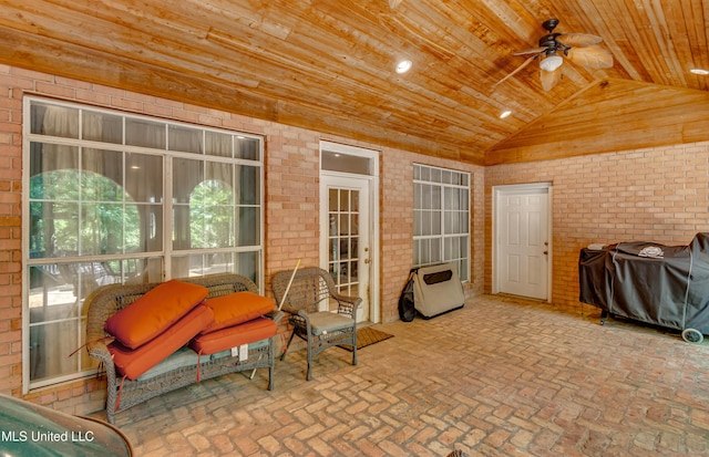 203 Remington Dr, Brandon, MS 39042 - view of patio featuring ceiling fan