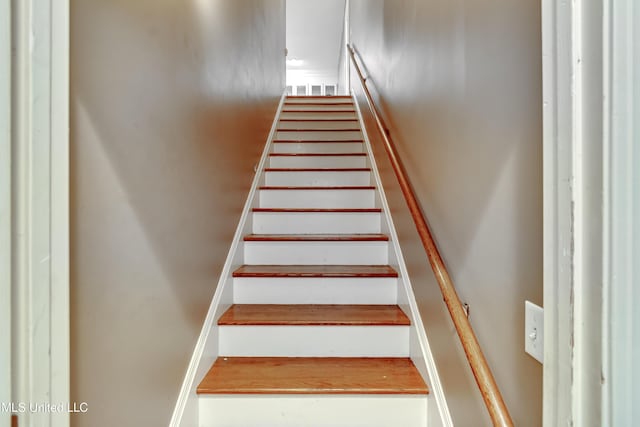 view of stairs