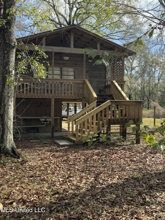 view of back of house