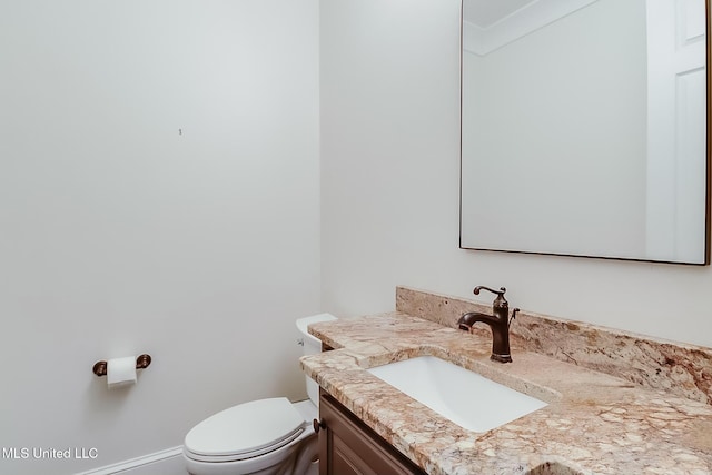 8521 Julia Dr, Vancleave, MS 39565 - half bath with toilet and vanity