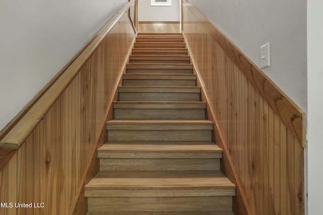 view of stairs