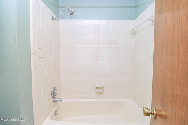 full bathroom with tub / shower combination