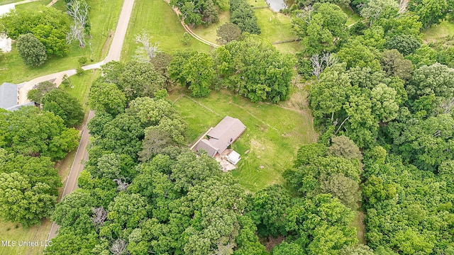 aerial view of property's location