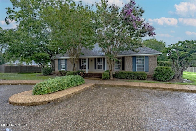 104 Willington Way, Madison, MS 39110 - ranch-style house with brick siding and covered porch