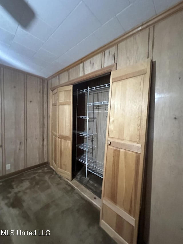 view of closet