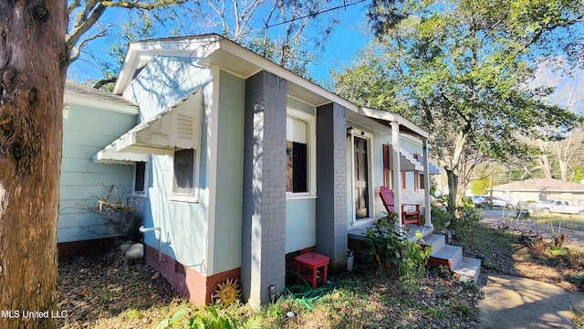 view of side of home