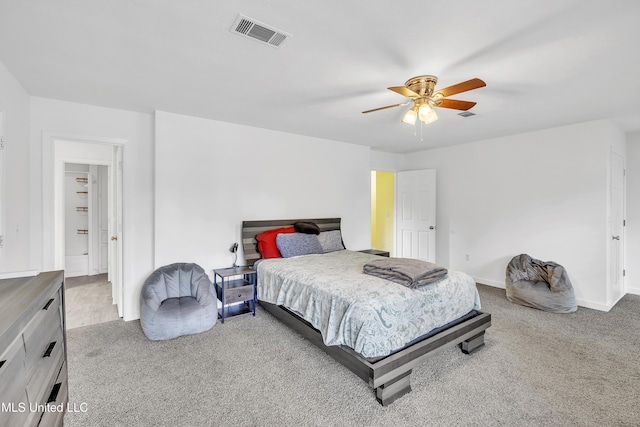 112 Rolling Meadows Dr, Jackson, MS 39211 - carpeted bedroom with baseboards and ceiling fan