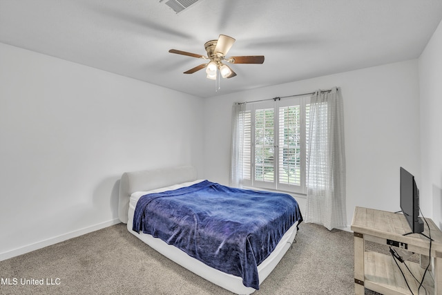 112 Rolling Meadows Dr, Jackson, MS 39211 - carpeted bedroom featuring baseboards and a ceiling fan