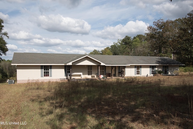 view of ranch-style home