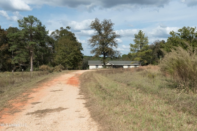 view of road