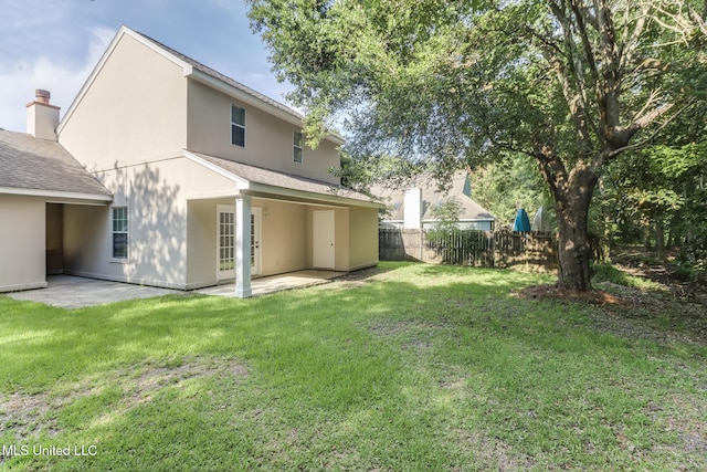 20 Oakmont Pl, Long Beach, MS 39560 - rear view of property with a patio area, stucco siding, and roof with shingles