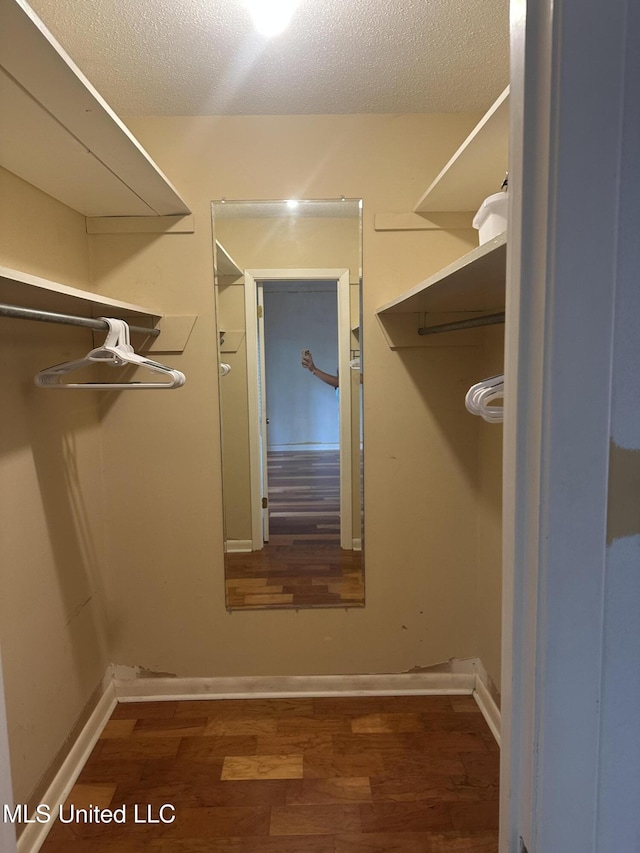 204 Fort Dr, Grenada, MS 38901 - walk in closet with wood finished floors