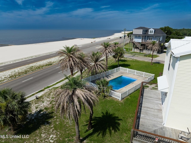 800 W Beach Blvd, Long Beach, MS 39560 - drone / aerial view of a large body of water and a pool