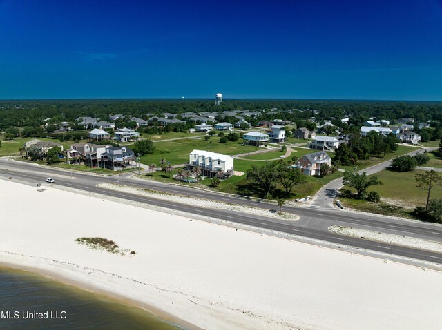 800 W Beach Blvd, Long Beach, MS 39560 - aerial view of residential area featuring unending shoreline