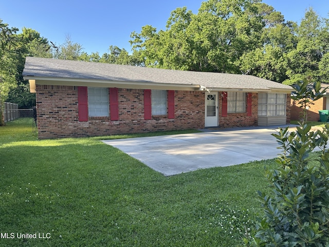 11086 E Taylor Rd, Gulfport, MS 39503 - ranch-style house featuring brick siding