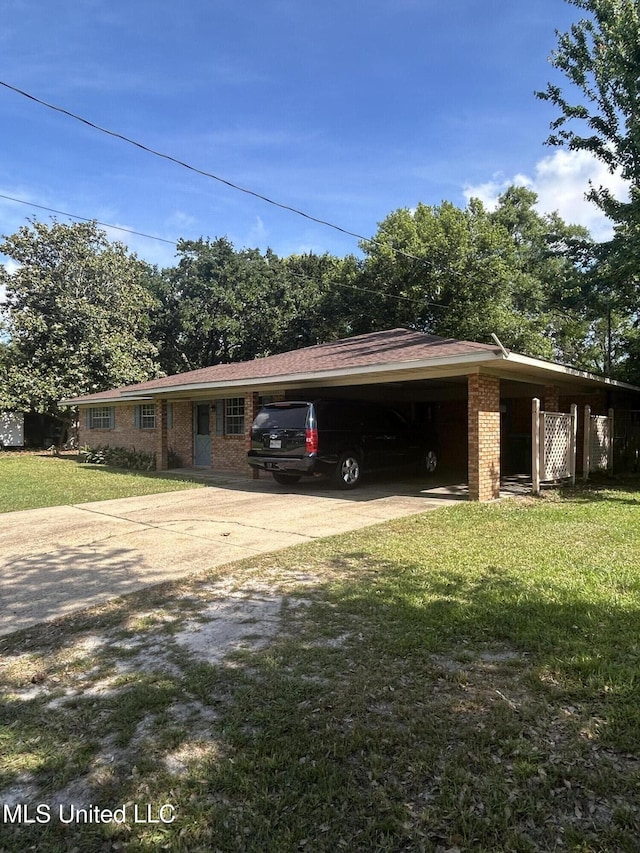 exterior space featuring driveway