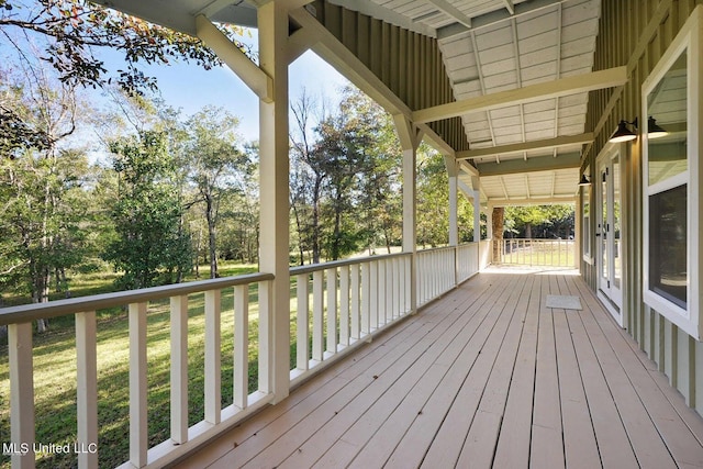 18153 Doc Lizana Rd, Gulfport, MS 39503 - deck with a lawn