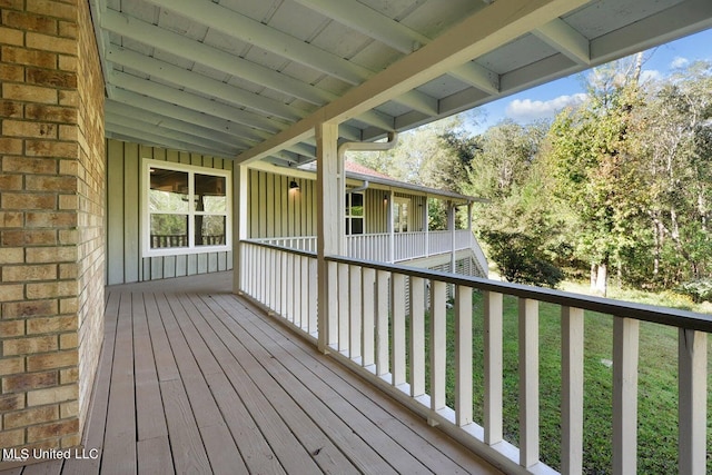 18153 Doc Lizana Rd, Gulfport, MS 39503 - view of wooden terrace