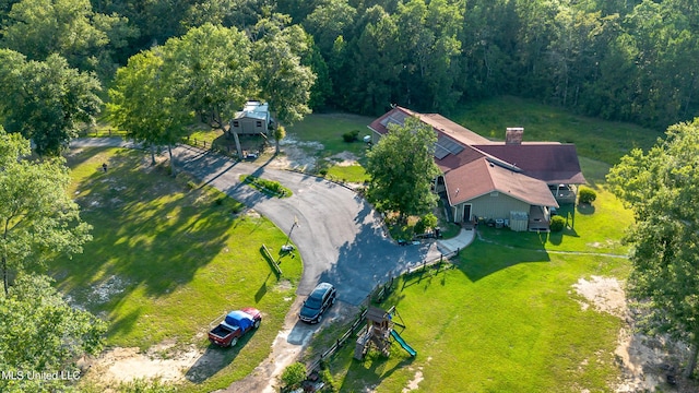 18153 Doc Lizana Rd, Gulfport, MS 39503 - birds eye view of property featuring a view of trees