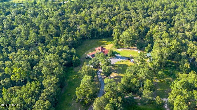 18153 Doc Lizana Rd, Gulfport, MS 39503 - drone / aerial view with a view of trees