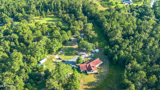 18153 Doc Lizana Rd, Gulfport, MS 39503 - bird's eye view with a view of trees