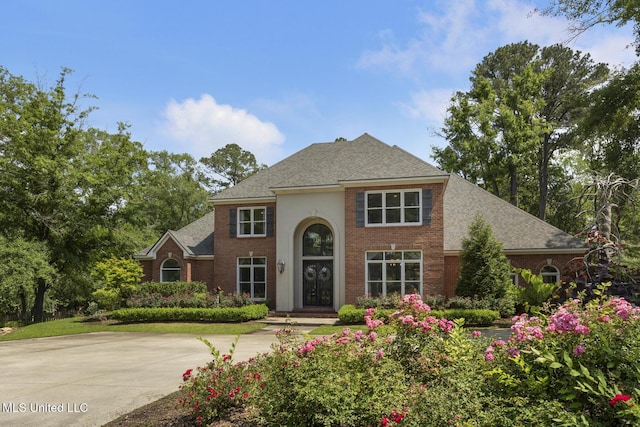 340 Sherborne Pl, Flowood, MS 39232 - view of front of property with brick siding and a shingled roof