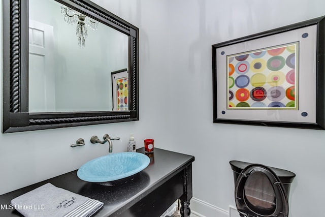 107 Chadwyck Ct, Madison, MS 39110 - bathroom featuring vanity and baseboards