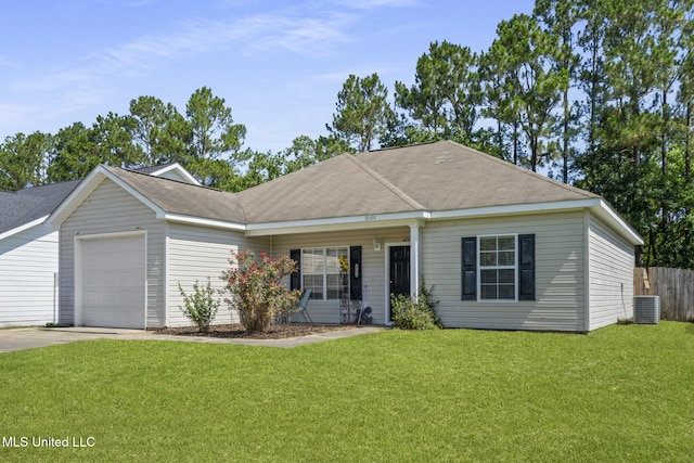 18496 Devin Ct, Gulfport, MS 39503 - view of front of house with an attached garage, concrete driveway, and roof with shingles