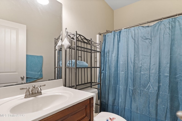 18496 Devin Ct, Gulfport, MS 39503 - bathroom featuring vanity and a shower with curtain