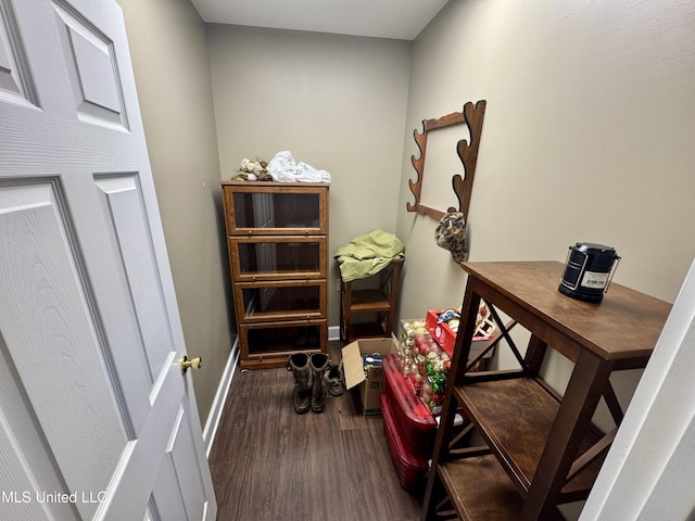 590 Eubanks Rd, Alligator, MS 38720 - office with wood finished floors and baseboards