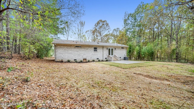 rear view of house featuring a patio area