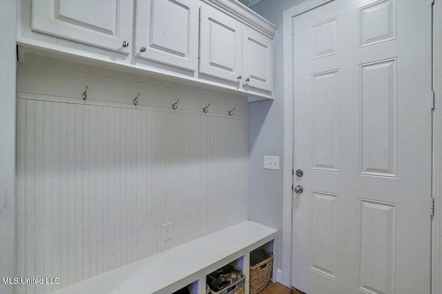 view of mudroom