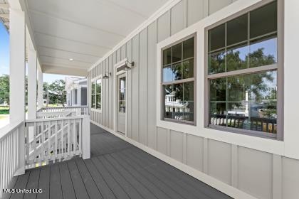 deck featuring a porch