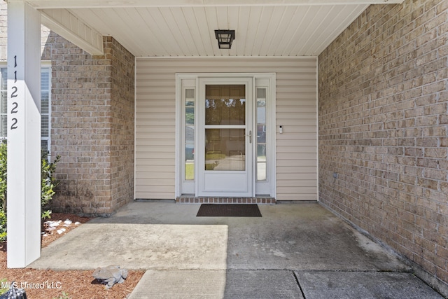 11222 Cypress Bayou Dr, Gulfport, MS 39503 - property entrance featuring brick siding