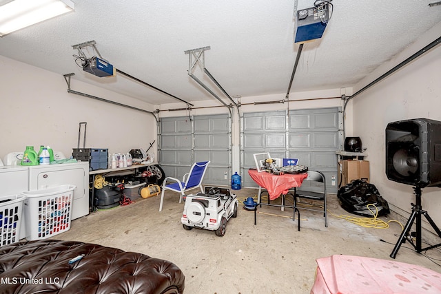 1805 Irish Hill Dr Unit 3, Biloxi, MS 39531 - garage with a garage door opener and washing machine and dryer