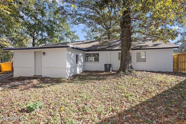 203 Bruin Ave, Pearl, MS 39208 - rear view of house with central AC