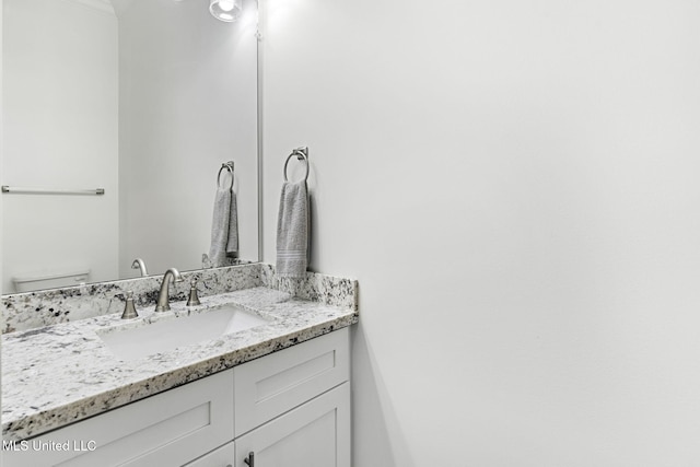 211 Chartres St, Bay Saint Louis, MS 39520 - bathroom with vanity and toilet