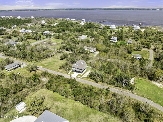 211 Chartres St, Bay Saint Louis, MS 39520 - aerial view of a nearby body of water