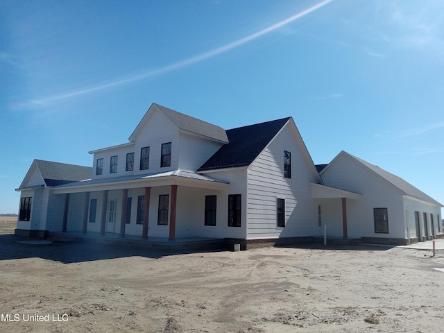 1400 Bayou Dr, Indianola, MS 38751 - view of property exterior with covered porch