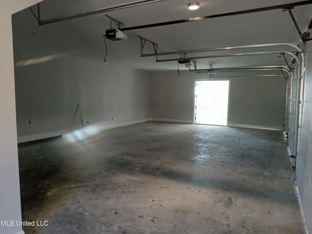 1400 Bayou Dr, Indianola, MS 38751 - garage with a garage door opener