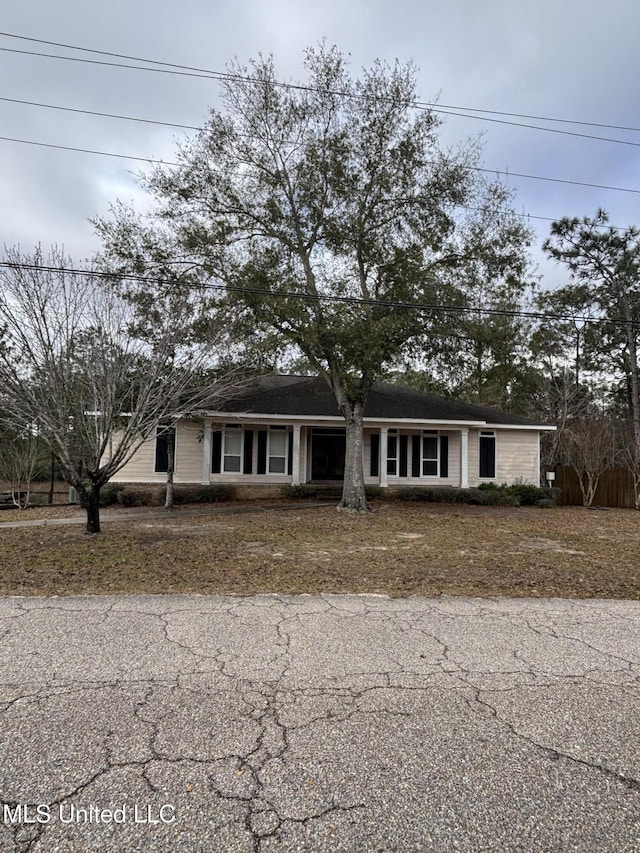 view of ranch-style house