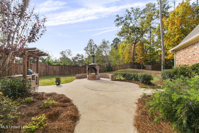 view of patio